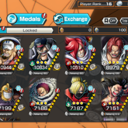 BR586⚡️3 EX MAX⚡️AKAINU MAX⚡️SHANKS MAX⚡️SHANKS DIVINE MAX⚡️VINSMOKE MAX⚡️SHIRYU MAX⚡️GOOD BF⚡️GOOD MEDAL⚡️MANY MEDAL MATERIAL 1